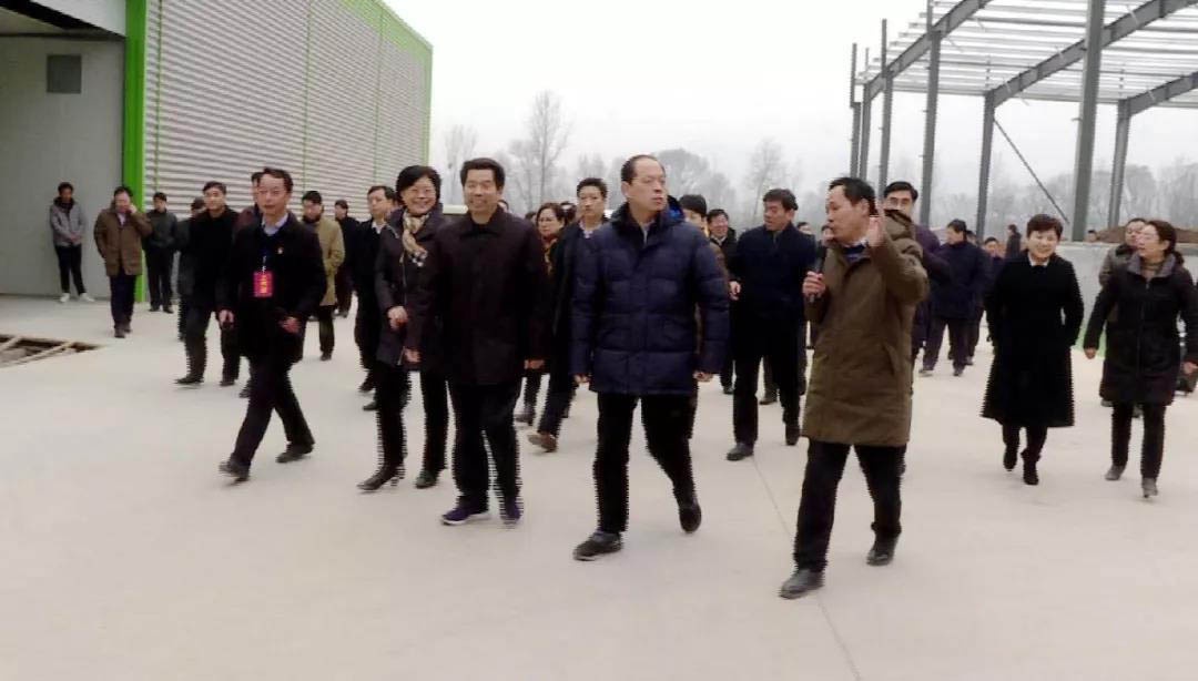 三門峽市重點項目暨產業集聚區建設觀摩團到我集團考察觀摩
